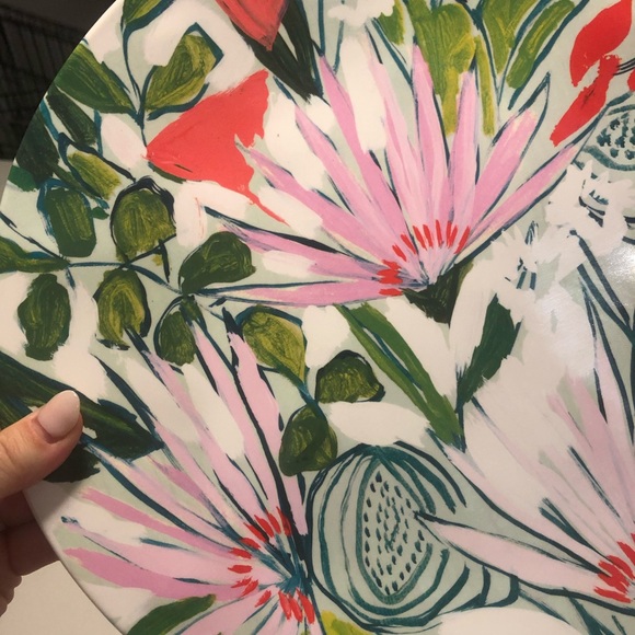NOT FOR SALE Anthropologie Lulie Wallace Melamine dinner plates - Picture 4 of 7